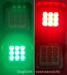 Traffic Light Square with 2 Color Led