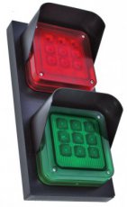 Traffic Light Square avec 2 couleurs Led